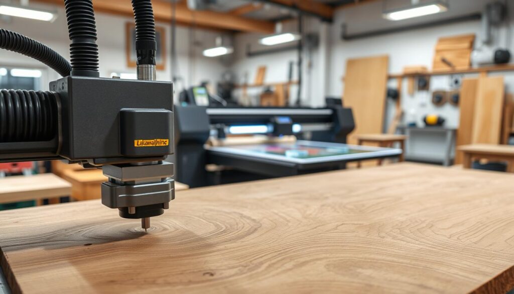 proces technologiczny druku na drewnie