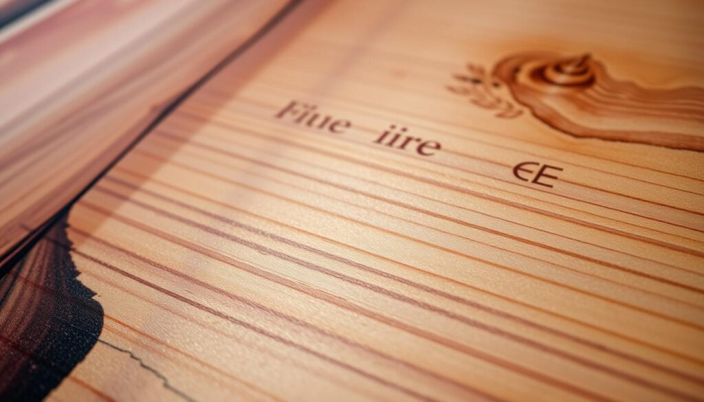 tusze UV w druku na drewnie